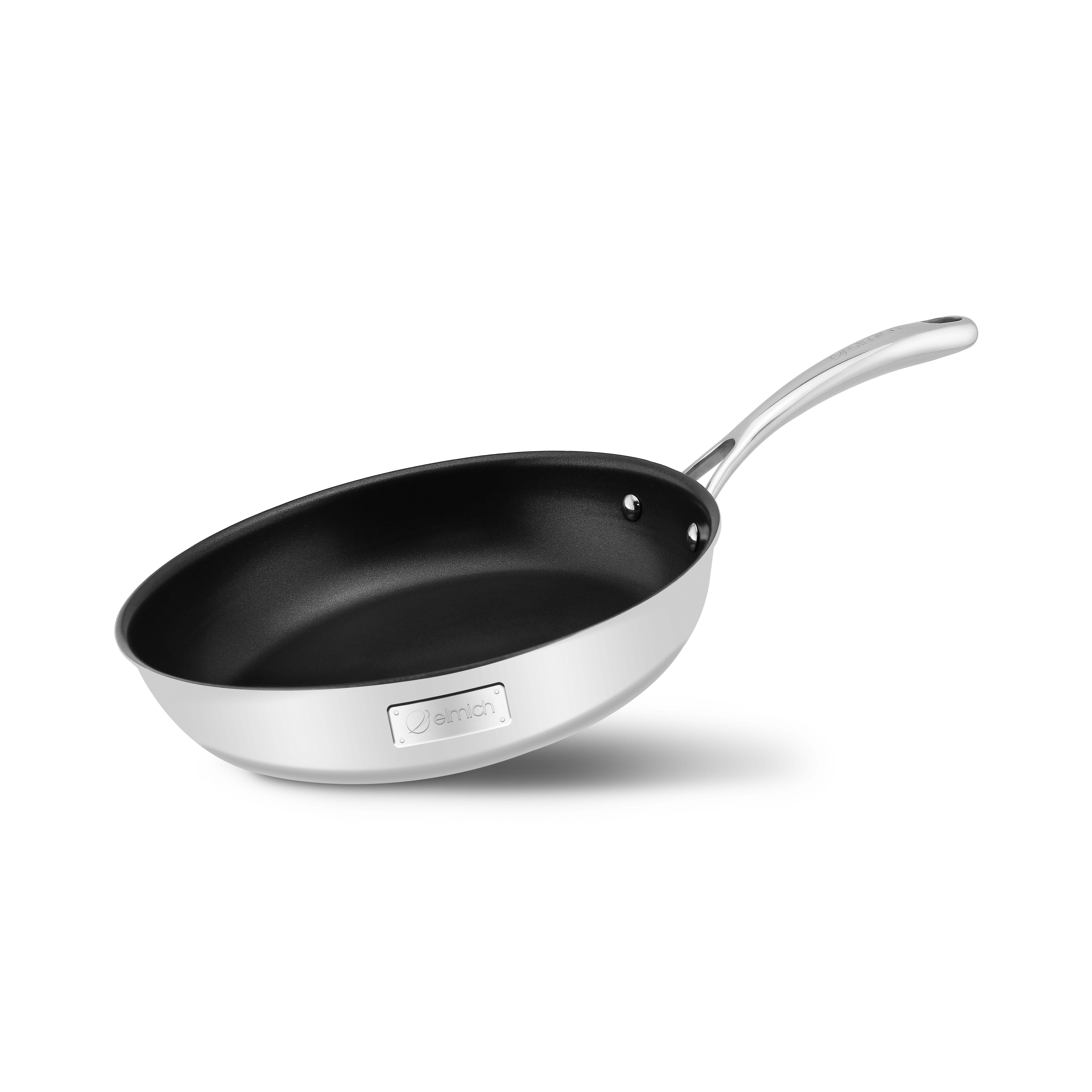 High-grade stainless steel pan with 2 layers of seamless bottom Tri-Max 26cm